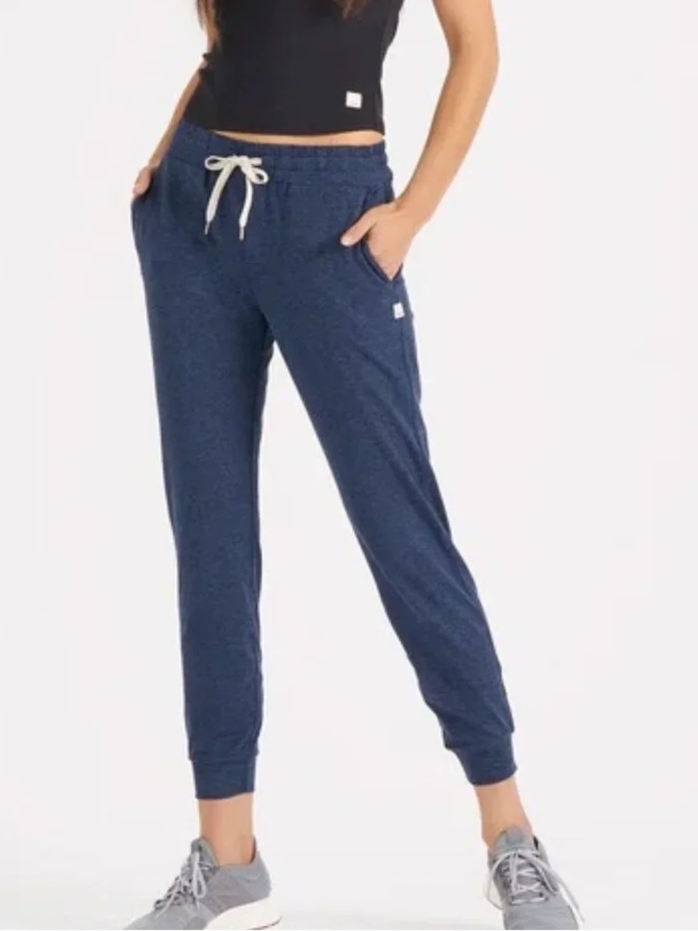 Vuori Navy Melange Joggers